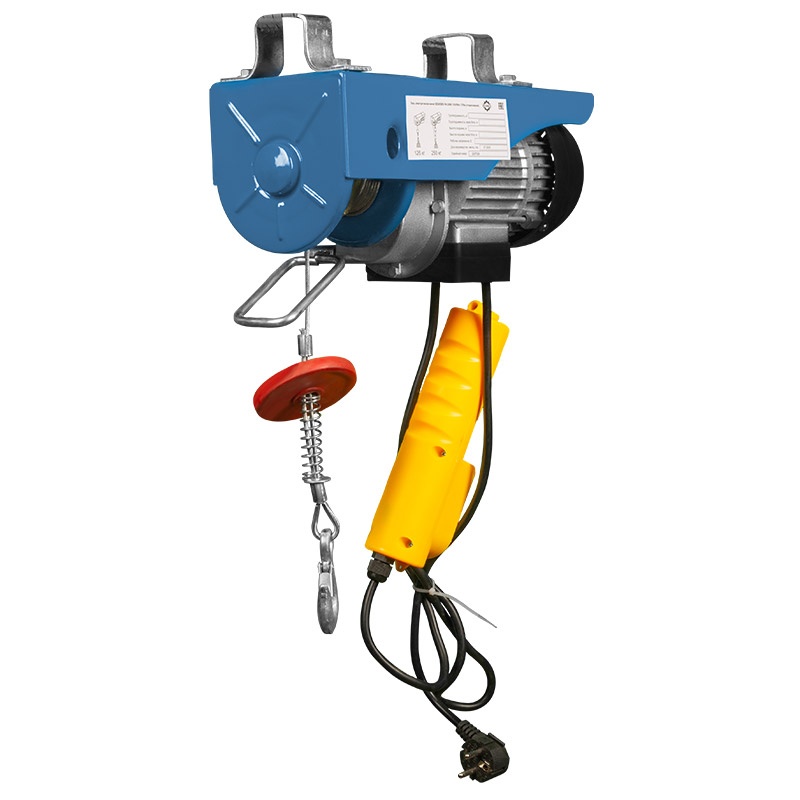 Таль электрическая мини стационарная GEARSEN PA 220В, 500/1000кг, 12/6м - 4